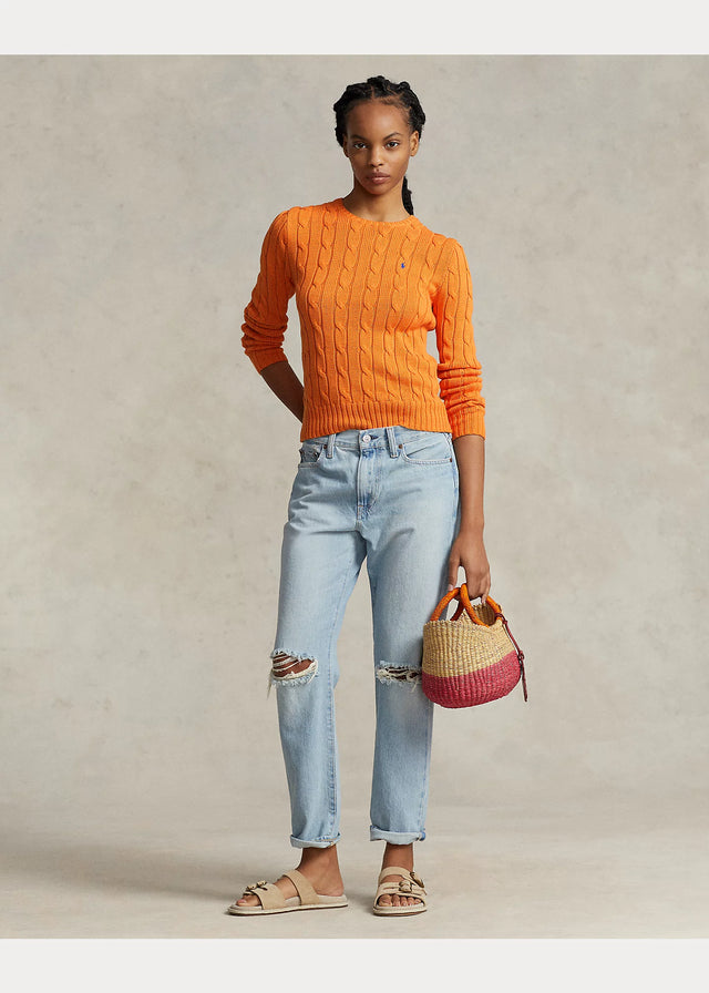 MAGLIA TRECCIA GIROCOLLO DONNA