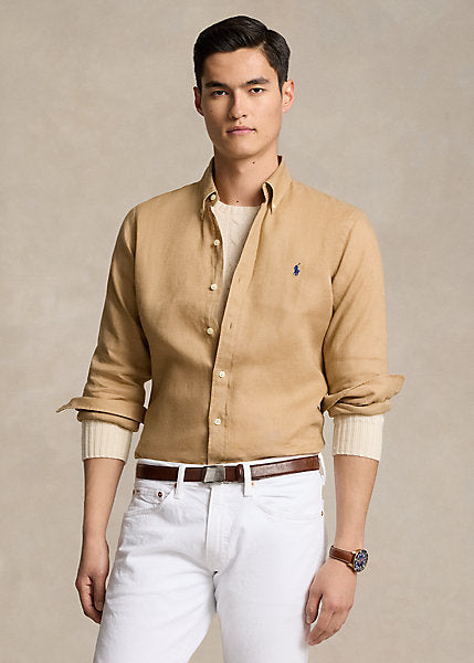 Camicia in lino Slim-Fit