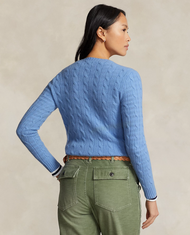 MAGLIA TRECCIA GIROCOLLO DONNA