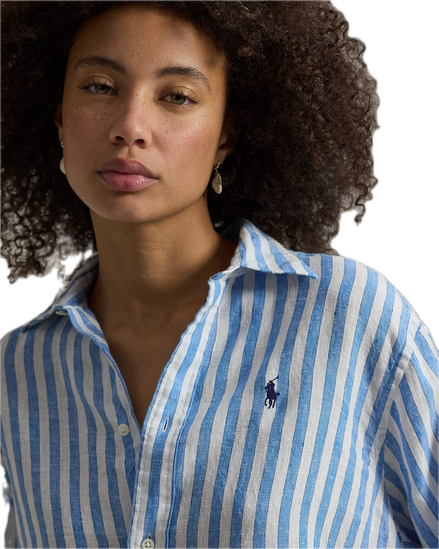 CAMICIA LINO CROP RALPH