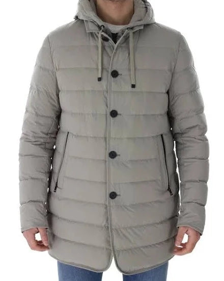 Giubbotto Duno piumino lungo Loft Hoody Licosa grigio