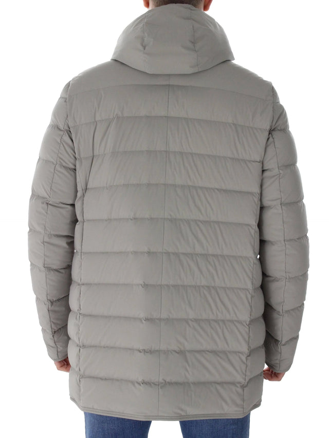 Giubbotto Duno piumino lungo Loft Hoody Licosa grigio