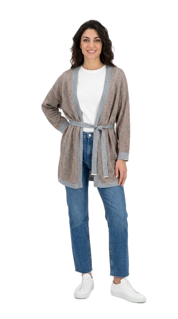 CARDIGAN LUREX