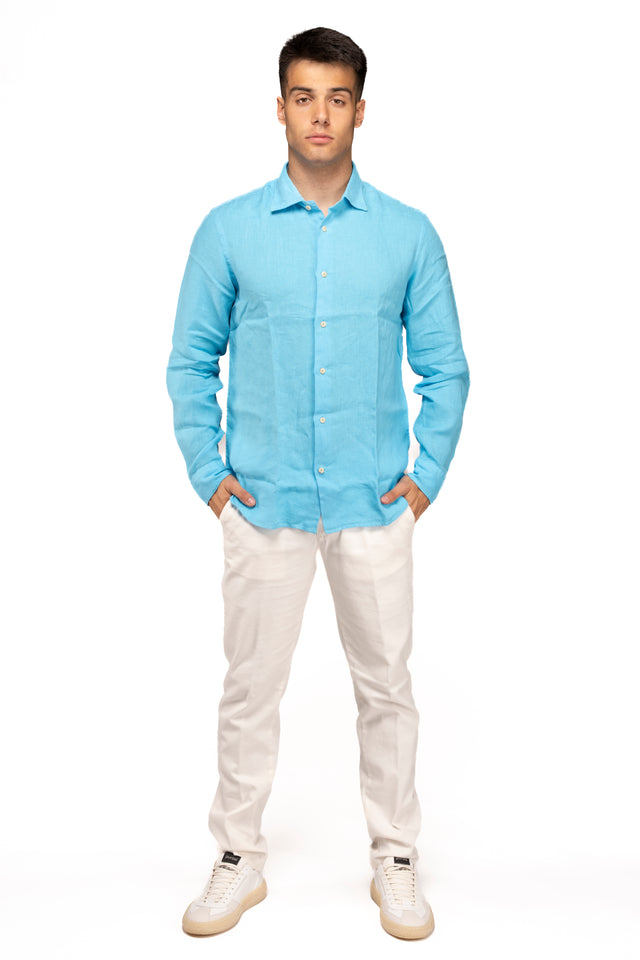 DRUMOHR | CAMICIA LINO WASH
