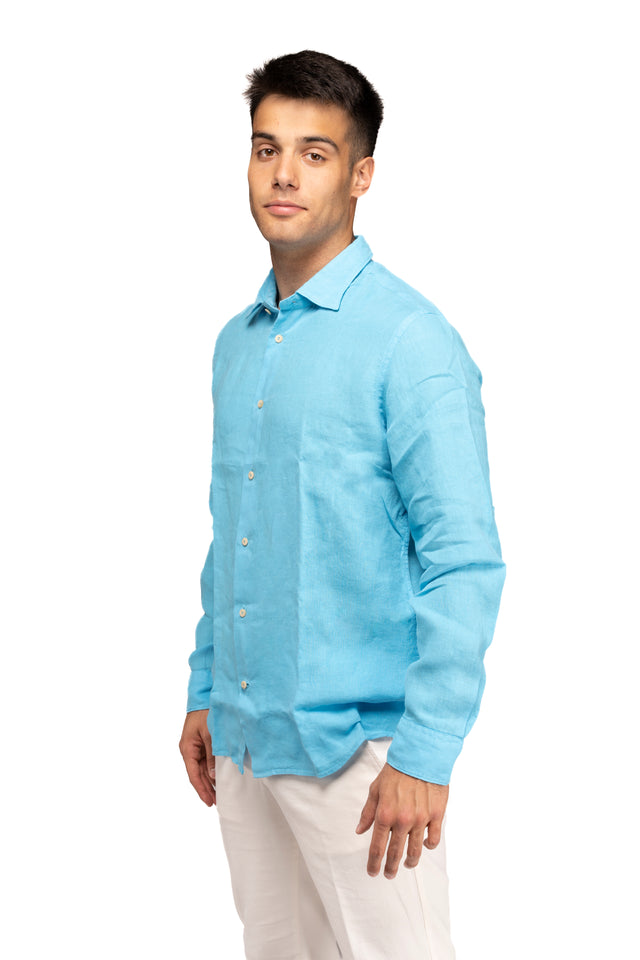 DRUMOHR | CAMICIA LINO WASH
