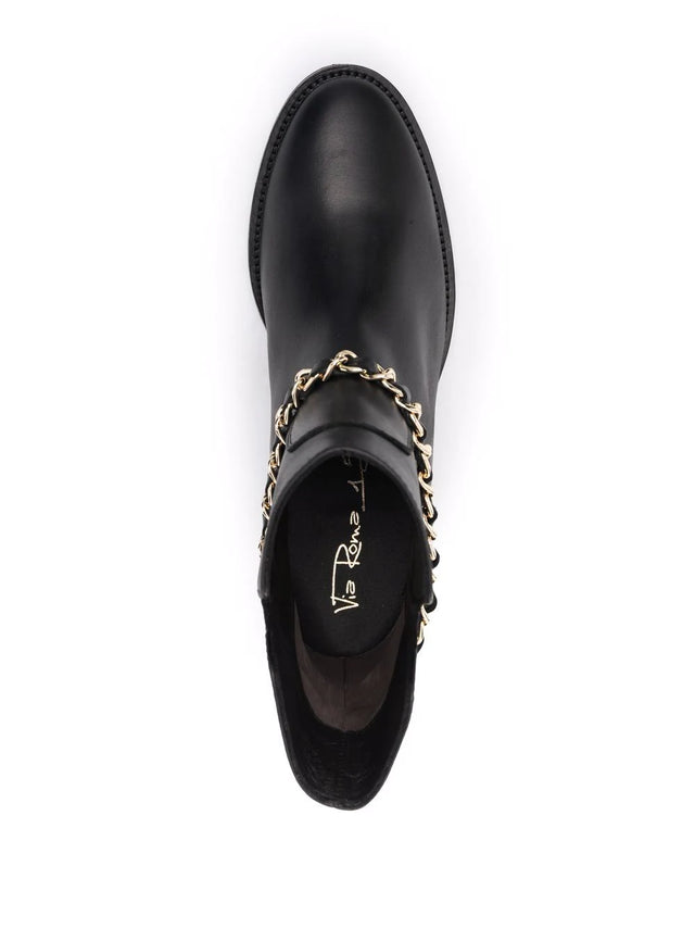 STIVALE PELLE BASSO CATENA REMOVIBILE