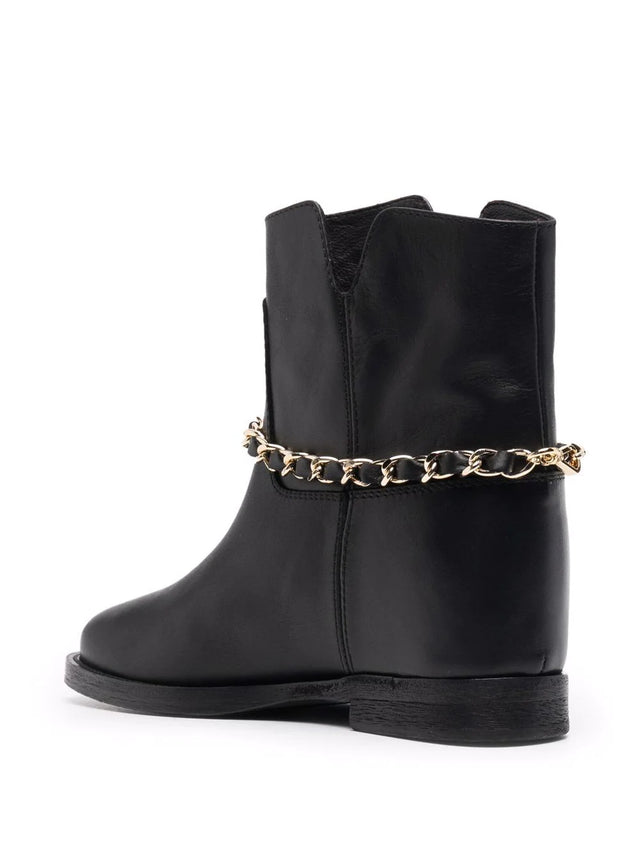 STIVALE PELLE BASSO CATENA REMOVIBILE