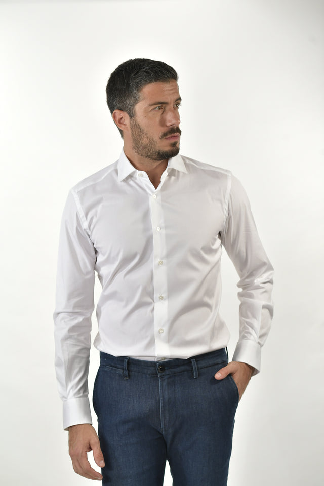camicia in popeline di cotone di Xacus
