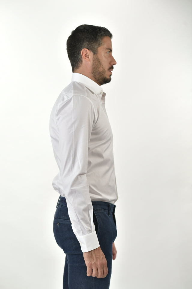 camicia in popeline di cotone di Xacus