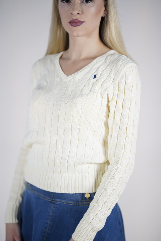 POLO RALPH LAUREN | MAGLIA SV TRECCIA RALPH LAUREN