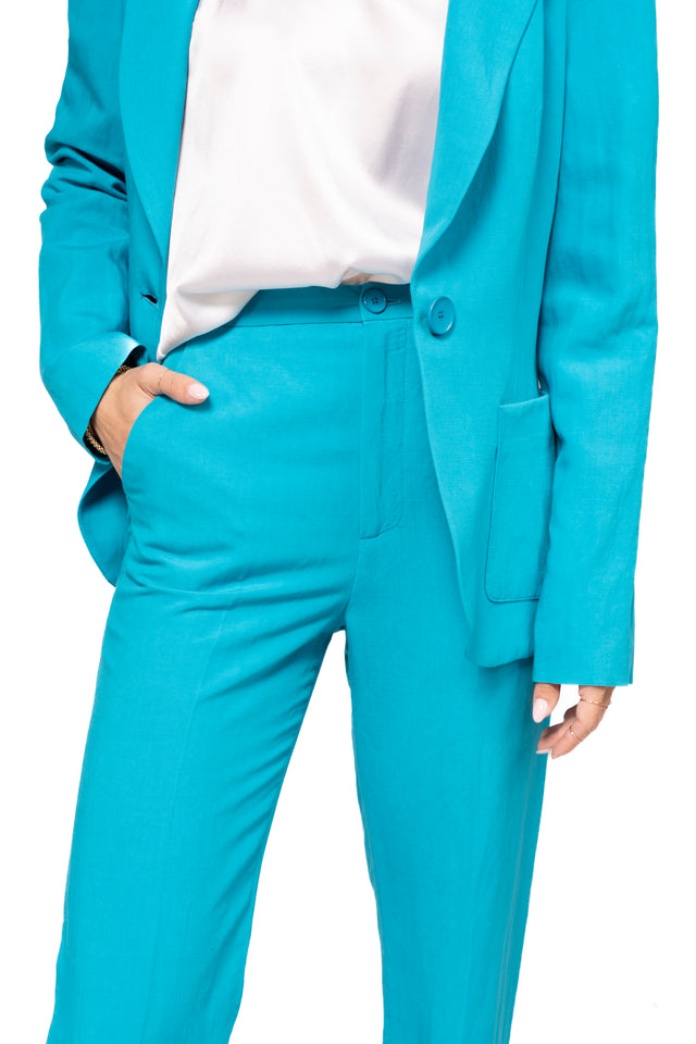 PANTALONE ZAMPA LINO