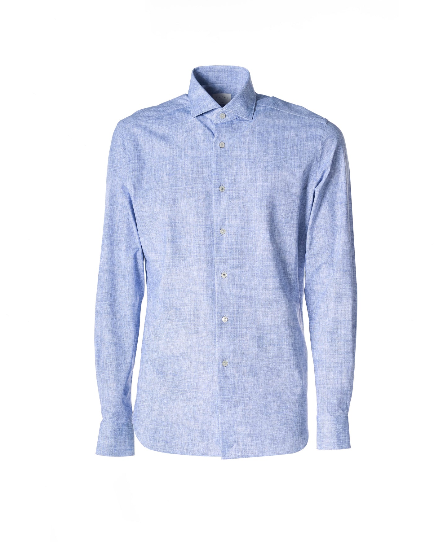 Camicia active melange color azzurro