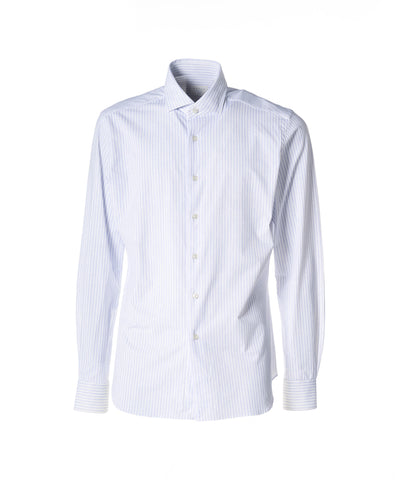 Camicia active color bianco/azzurro