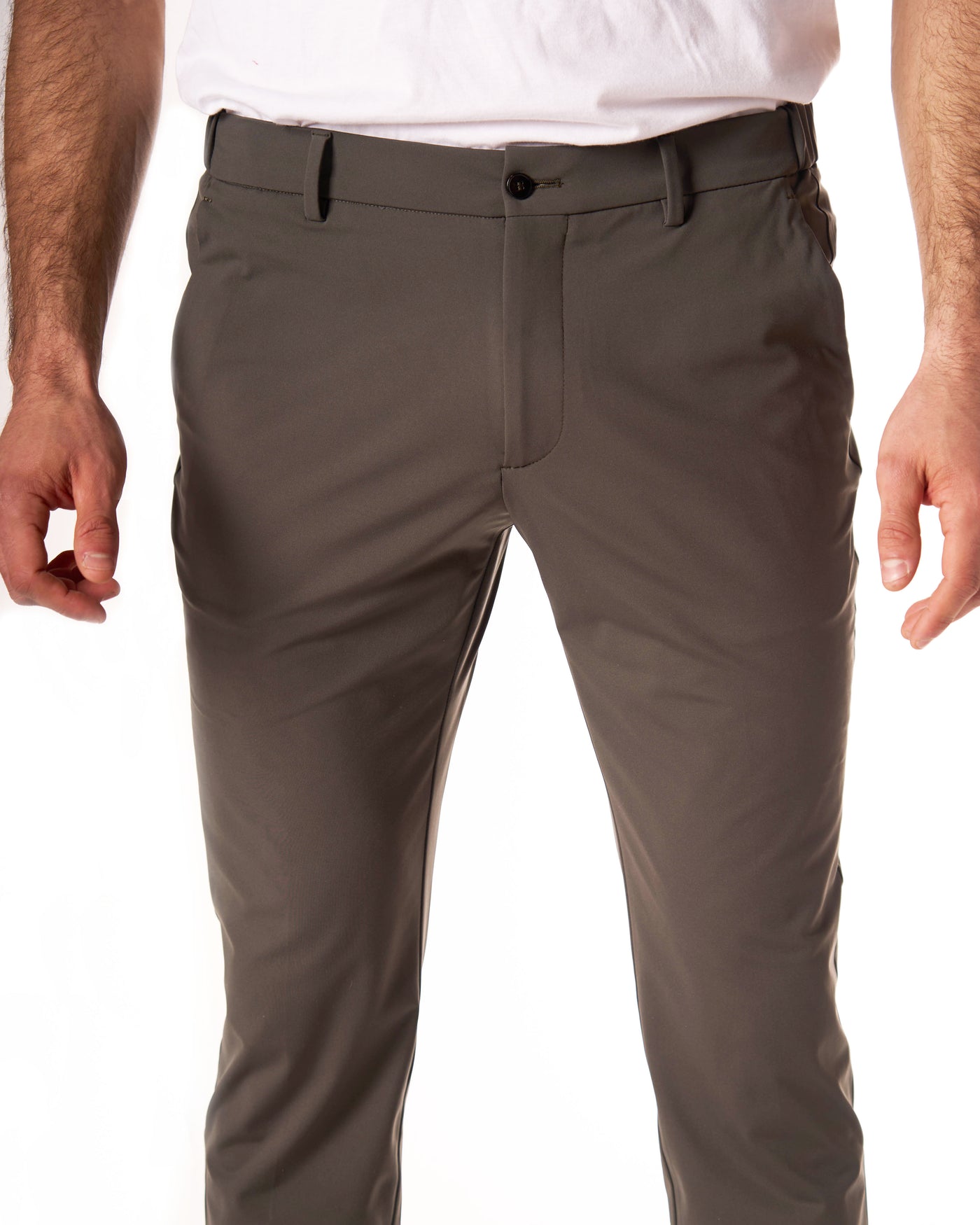 Pantaloni tecnico elastico color militare