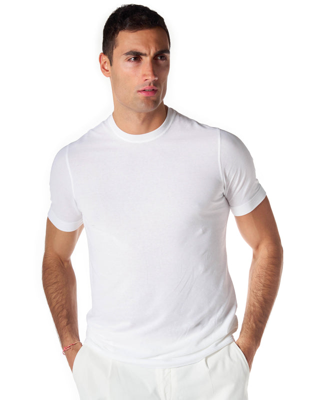 T-shirt ice cotton color bianco