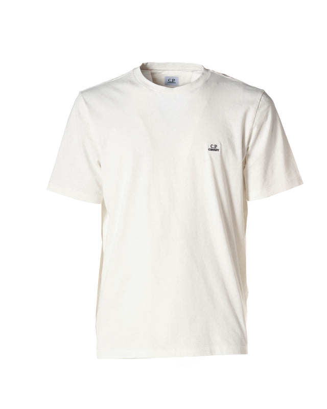 T shirt logo color bianco