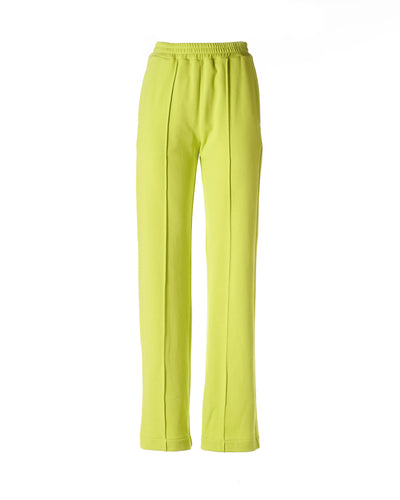 Pantaloni tuta giallo fluo
