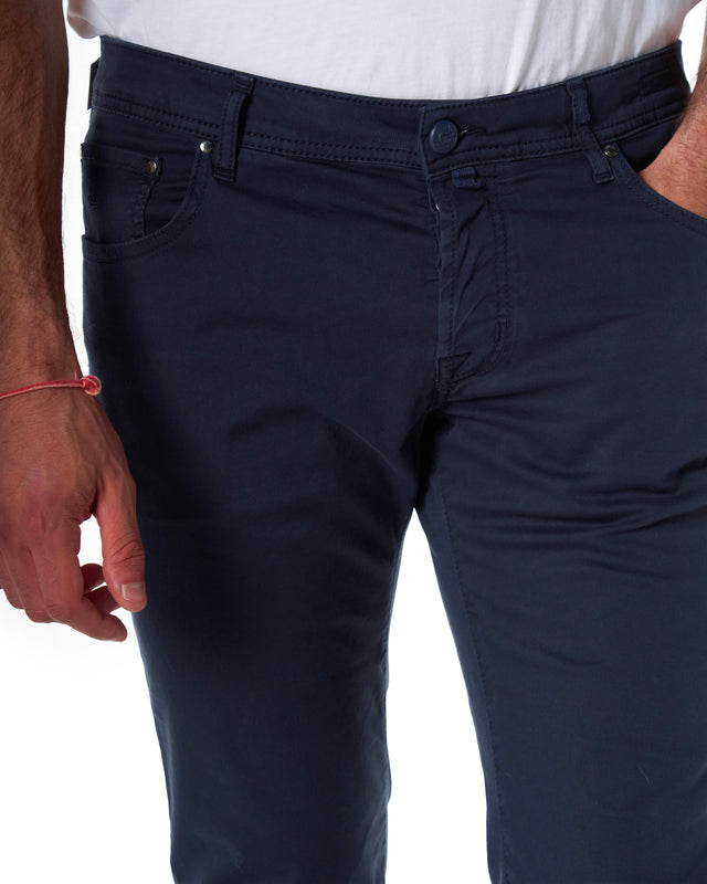 Jeans gabardina stretch color navy