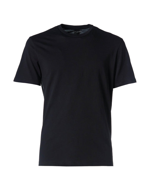 Tshirt silk touch color nero