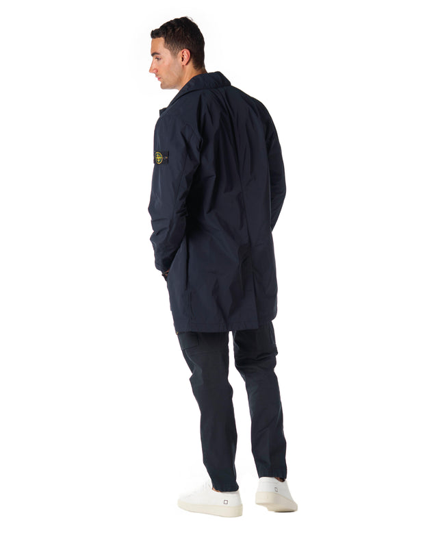 Giubbotto carcoat impermeabile color navy