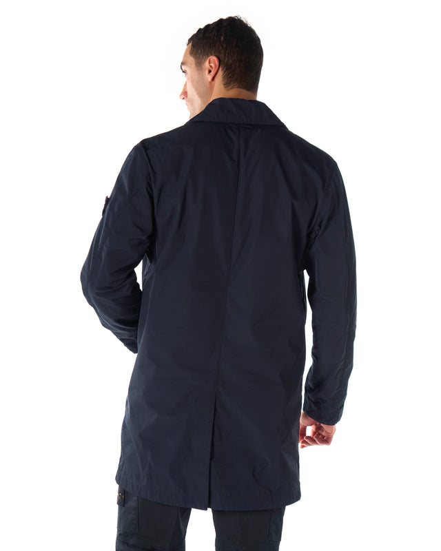 Giubbotto carcoat impermeabile color navy