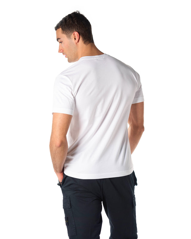 T-shirt cotone color bianco