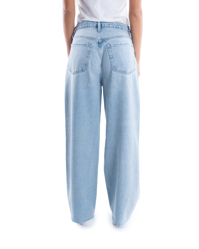 JEANS LE LOW BAGGY WIDE LEG RAW