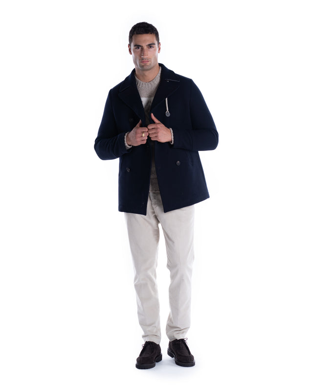 CAPPOTTO PEACOAT RAIN WOOL