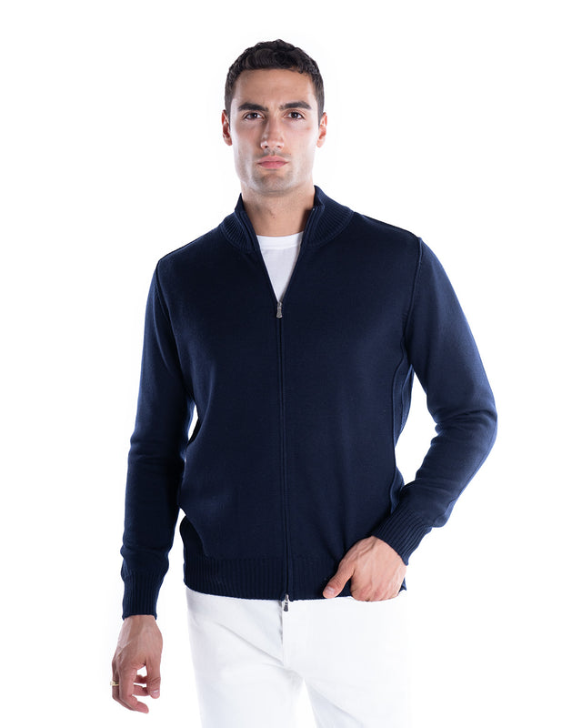 MAGLIA FULL ZIP MERINO