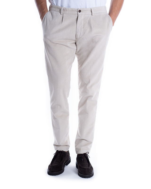 PANTALONI VELLUTO CASHMERE