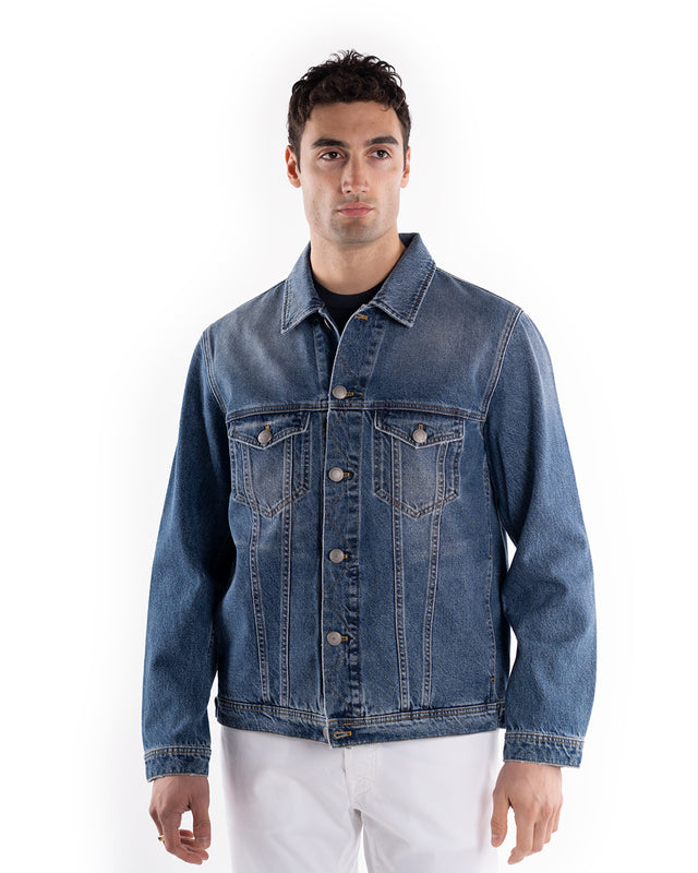 GIACCA DENIM BIKER