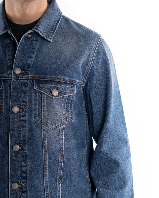 GIACCA DENIM BIKER