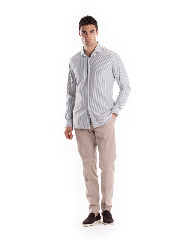 CAMICIA ACTIVE RIGATA