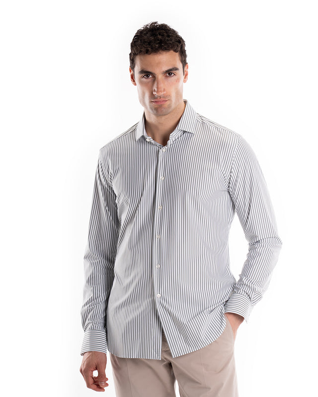 CAMICIA ACTIVE RIGATA