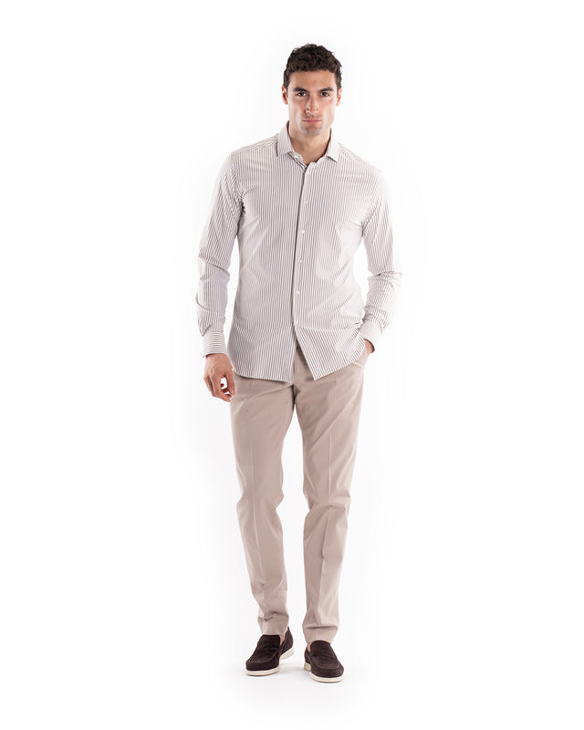 CAMICIA ACTIVE RIGATA