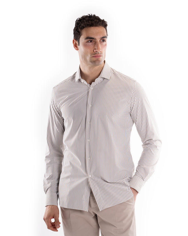 CAMICIA ACTIVE RIGATA