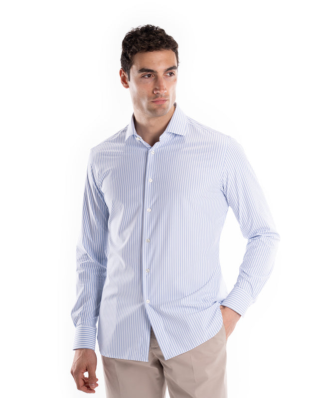 CAMICIA ACTIVE RIGATA