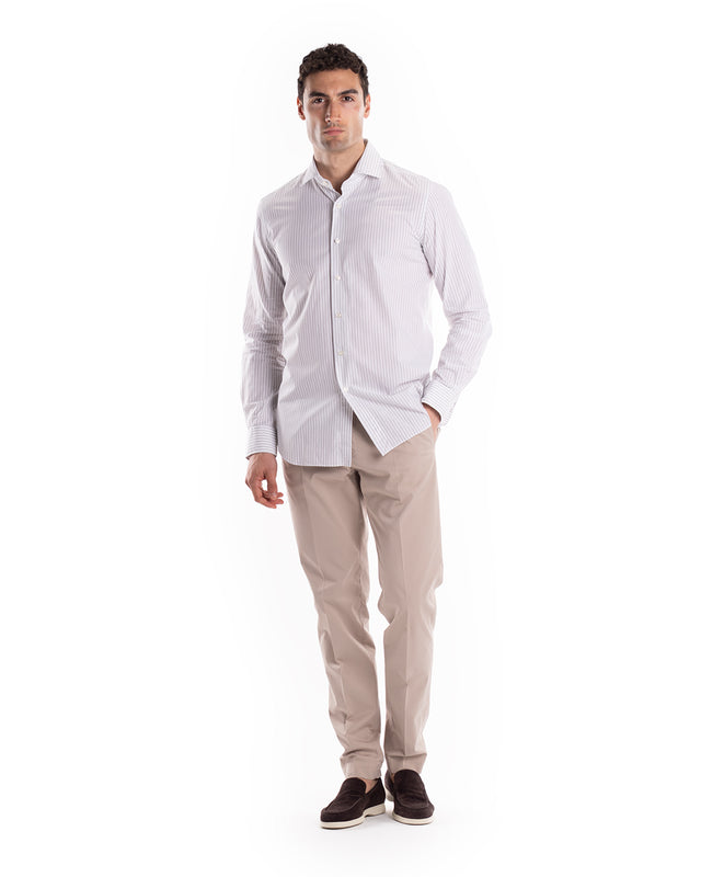 CAMICIA RIGA MELANGE