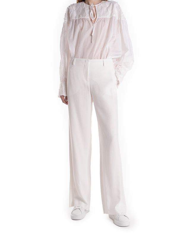 PANTALONE PALAZZO TWILL