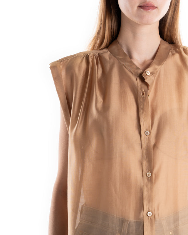 CAMICIA MUSSOLA SMANICATA