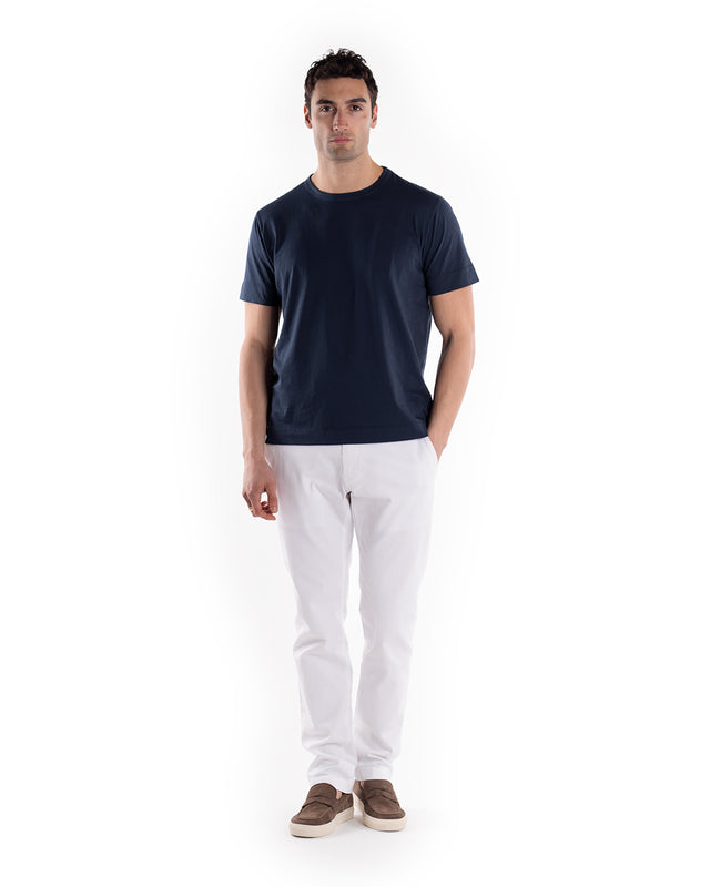 T-SHIRT GIROCOLLO COTONE