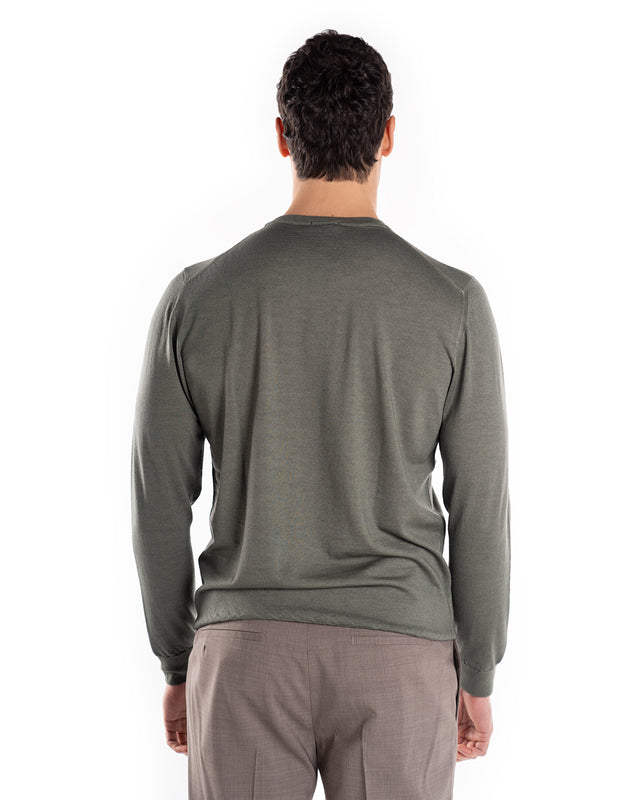 MAGLIA GIROCOLLO MERINO