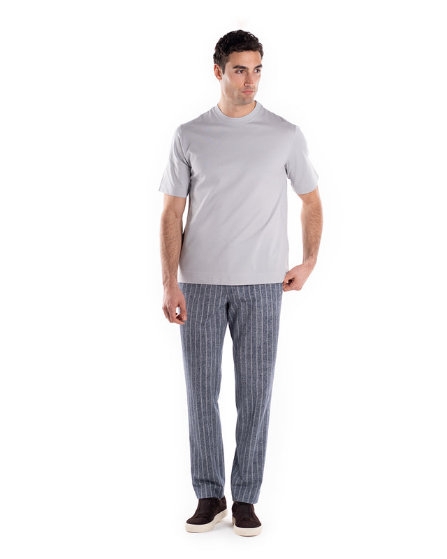 PANTALONE ABITO GESSATO