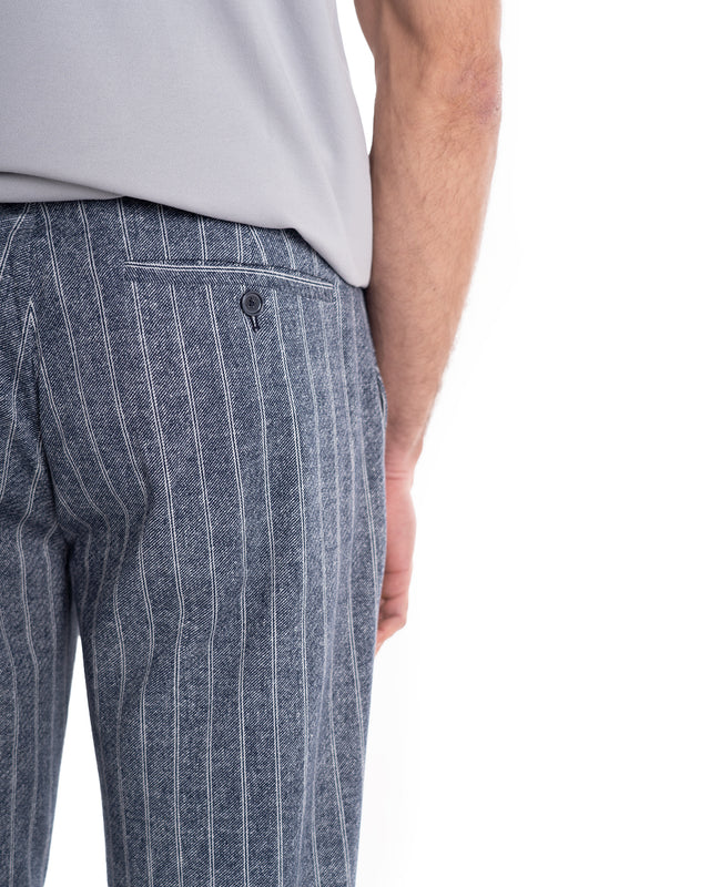 PANTALONE ABITO GESSATO