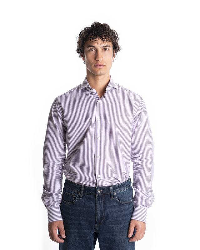 CAMICIA RIGA TRAVEL MELANGE