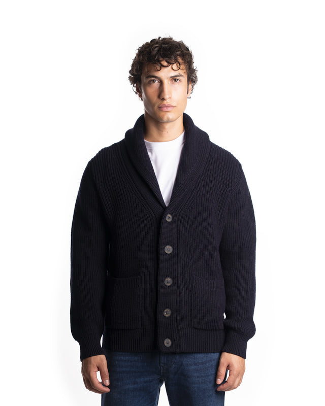 MAGLIA CON COLLO SCIALLE