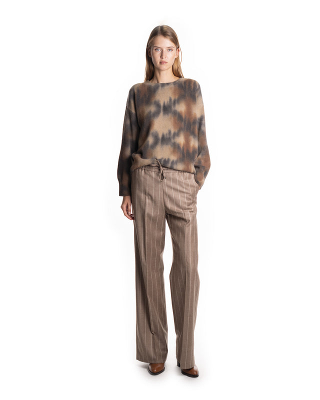 PANTALONE COULISSE GESSATO