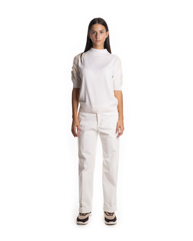 PANTALONE RISVOLTO VELLUTO