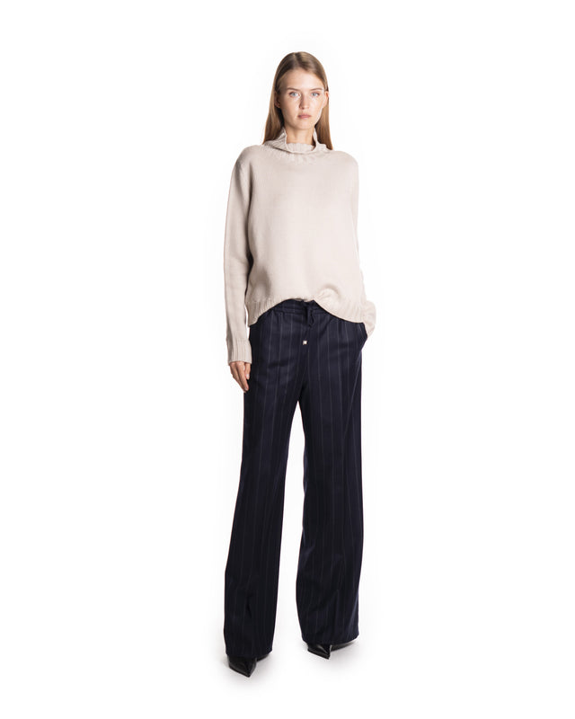 PANTALONE COULISSE GESSATO