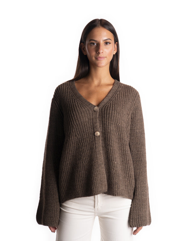 CARDIGAN WOOL ALPACA VISC